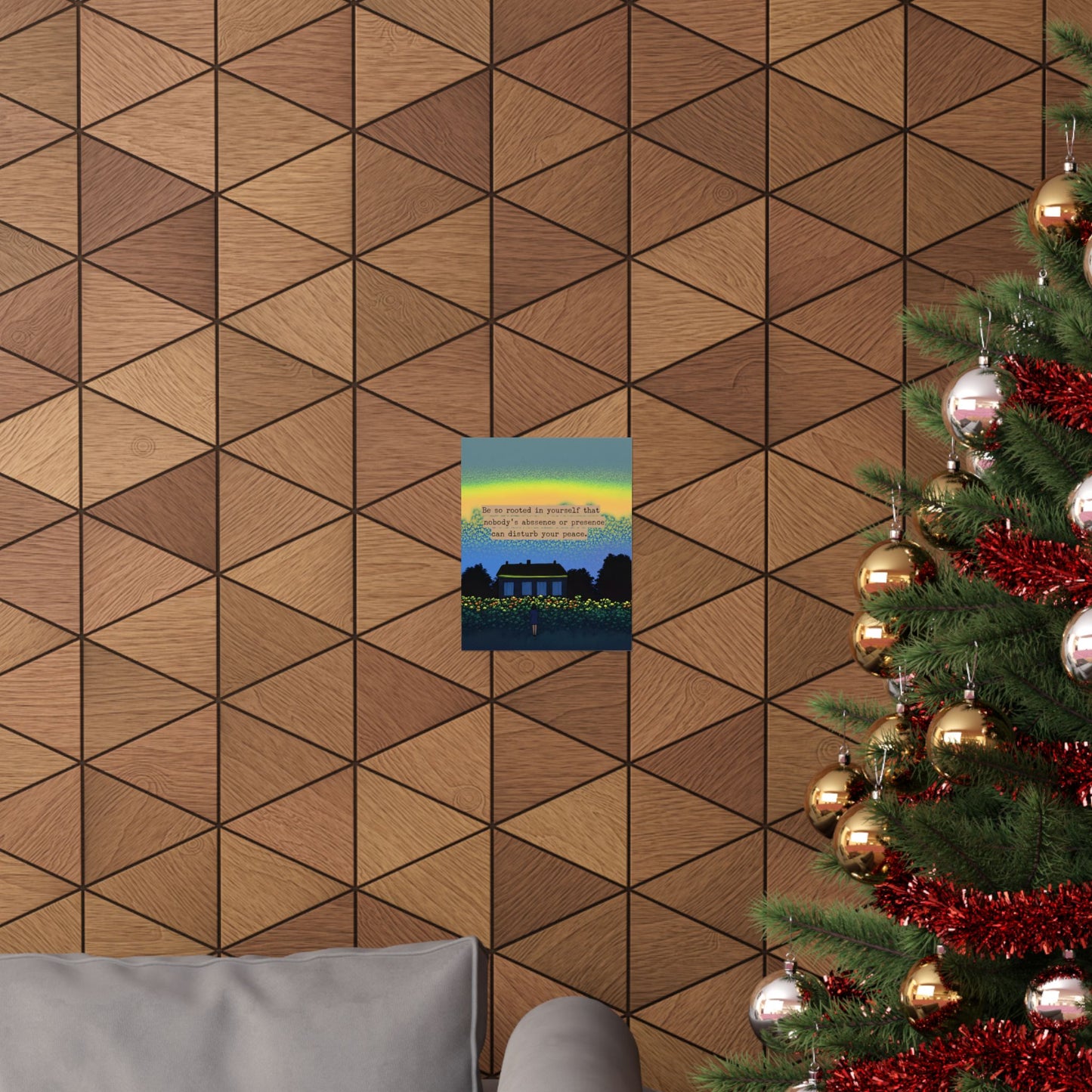 Rooted in Yourself Poster — 'Be So Rooted in Yourself...' Matte Vertical Wall Art